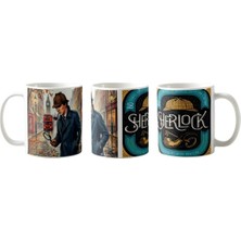 Ghostbastır Design Sherlock Holmes Kupa Bardak | Tek Adet K0114