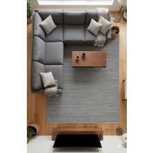 Çerkez Halı Merv Collection Sisal  Hasır Halı Gri