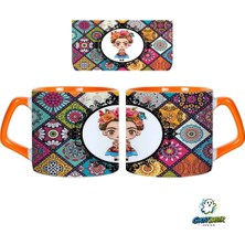 Ghostbastır Design Frida Kahlo Kupa Bardak | Tek Adet 0574