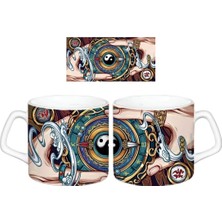 Ghostbastır Design Yin Yang Kupa Bardak | Tek Adet 0556