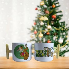 Ghostbastır Design Ayı Yogi Kupa Bardak | Tek Adet 039