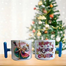 Ghostbastır Design Doğum Günü Striptizi Kupa Bardak | Tek Adet 0129