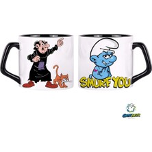 Ghostbastır Design Şirinler Kupa Bardak | Tek Adet 0725