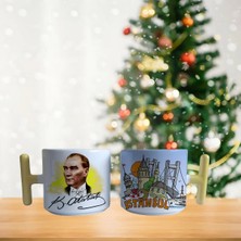 Ghostbastır Design Atatürk Kupa Bardak | Tek Adet 034