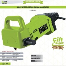 Kanal Açma Makinası 2000 Watt CV35-2000 Hais