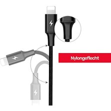 Depo Store Unitek Premium Multi 3'ü 1 Arada USB Şarj Kablosu, Evrensel, Çoklu Şarj Cihazı Kablosu, Micro Usb/tip C/lightning 3A 1,2 M, / Akıllı Telefon Için, Siyah.