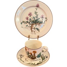 Villeroy Boch Çay Kahve Fincanı Fincan Tabağı ve Pasta Tabağı