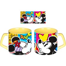 Ghostbastır Design Mickey ve Minnie Kupa Bardak | Tek Adet 0323