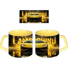 Ghostbastır Design Lamborghini Kupa Bardak | Tek Adet 0291