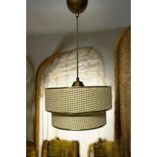 UltraMint Rattan Model Ikili Sarkıt Avize, Oturma Odası, Mutfak ve Banyo Için Şık Işıklandırma