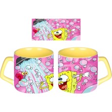 Ghostbastır Design Sünger Bob Kupa Bardak | Tek Adet 0466