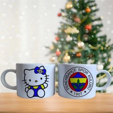 Ghostbastır Design Fenerbahçe Hello Kitty Kupa Bardak | Tek Adet 0413