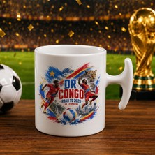 Bk Gift Kongo Taraftar Temalı 2026 Dünya Kupası Tasarımlı Hammer Kupa Bardak