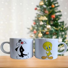Ghostbastır Design Tweety ve Sylvestre Kupa Bardak | Tek Adet 0534