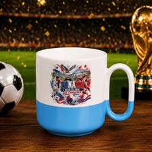 Bk Gift Panama Taraftar Temalı 2026 Dünya Kupası Tasarımlı Mavi Joyful Kupa Bardak