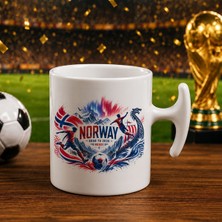 Bk Gift Norveç Taraftar Temalı 2026 Dünya Kupası Tasarımlı Hammer Kupa Bardak