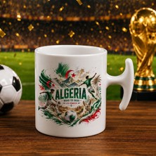 Bk Gift Cezayir Taraftar Temalı 2026 Dünya Kupası Tasarımlı Hammer Kupa Bardak