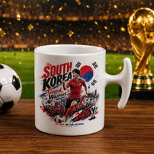 Bk Gift Güney Kore Taraftar Temalı 2026 Dünya Kupası Tasarımlı Hammer Kupa Bardak