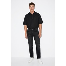 Vena Erkek Kalimnos Black Comfort Fit Jean Pantolon - Black