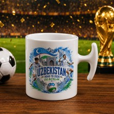 Bk Gift Özbekistan Taraftar Temalı 2026 Dünya Kupası Tasarımlı Hammer Kupa Bardak