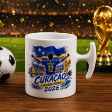 Bk Gift Curaçao Taraftar Temalı 2026 Dünya Kupası Tasarımlı Hammer Kupa Bardak