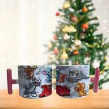 Ghostbastır Design Tom ve Jerry Kupa Bardak | Tek Adet 0519