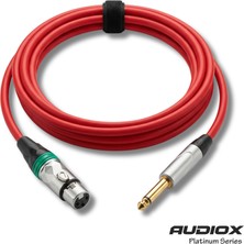 AUDIOX Platinum Series Jak Kablo 6.3 mm Mono Xlr Dişi Mikrofon ve Enstrüman Kablosu