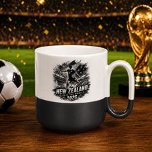 Bk Gift Yeni Zenlanda Taraftar Temalı 2026 Dünya Kupası Tasarımlı Siyah Joyful Kupa Bardak