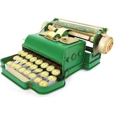 Depo Store Yeşil Dekoratif Metal Daktilo C0727