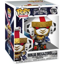 Funko Pop! Super: Mighty Morphin Power Ranger: The Movie - Ninja Megazord - Metallic - Power Ranger Movie Figür