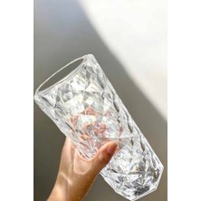 Uravas Store Gece Lambası Kristal Lamba Dokunmatik Şarjlı Hediyelik