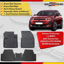 Citroen C5 Aircross 2 Paspas 1.2 Mhev Araca Özel 2025 Sonrası Derin Havuzlu Paspas Bosse North Serisi