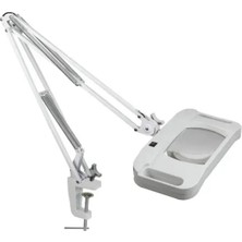 Forestia Profesyonel 10X LED Akrobat Büyüteç Masa Lambası - 170X113MM Mercek 2X15W (LT-86G)