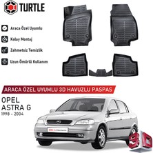 Turtle Opel Astra G 1998-2004 Uyumlu 3D Havuzlu Oto Paspas