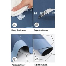 Depo Store Sihirli Su Emici Banyo Paspası Kaymaz Tabanlı Abdest Paspası