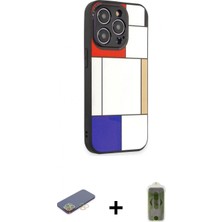 Marsilyan™- iPhone 12 Pro Max Kılıf Odak Klasik Serisi - Siyah Joko Magic 5d Hayalet Cam + Renkli Kamera Lens Koruma Cam - Sı