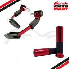 Benelli Zafferano 250 Elcik ve Manet Koruma SET-KIRMIZI-MA17789