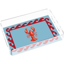 Rosivella Lobster 25X17 Pleksi Tepsi