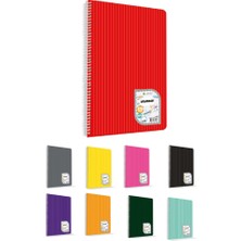 Kitabevimden Çınar Colormaxi Spiralli Defter Plastik Kapak Çizgili 72 Yp A4 72/1 73001-12-LI-PKT