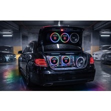20CM Pixel Kayar Ledli 358 Modlu Midrange Hoparlör Kapağı 2 Takım 4 Adet Set