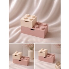 Tane Store LEGO Tasarımlı Çekmeceli Masaüstü Organizer / Saklama Kutusu Seti