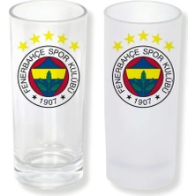 Ghostbastır Design Fenerbahçe Buzlu / Buzsuz Seçenekli Rakı Bardağı – 1 Adet Şık Sunum Bardağı 0204