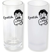 Ghostbastır Design Müslüm Gürses Buzlu / Buzsuz Seçenekli Rakı Bardağı – 1 Adet Şık Sunum Bardağı 014