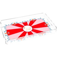 Rosivella Swan 40X20 Pleksi Tepsi