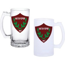 Ghostbastır Design Hatayspor Kulplu Bira Bardağı Buzlu Veya Şeffaf Seçenekli 099