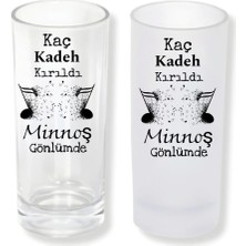 Ghostbastır Design Kaç Kadeh Kırıldı Buzlu / Buzsuz Seçenekli Rakı Bardağı – 1 Adet Şık Sunum Bardağı 019