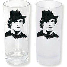 Ghostbastır Design Rocky Balboa Buzlu / Buzsuz Seçenekli Rakı Bardağı – 1 Adet Şık Sunum Bardağı 0185