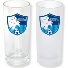 Ghostbastır Design Erzurumspor Buzlu / Buzsuz Seçenekli Rakı Bardağı – 1 Adet Şık Sunum Bardağı 0110