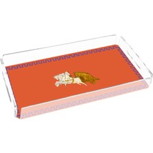 Rosivella Imperium Orange 40X20 Pleksi Tepsi
