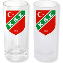 Ghostbastır Design Karşıyaka Spor Buzlu / Buzsuz Seçenekli Rakı Bardağı – 1 Adet Şık Sunum Bardağı 0116